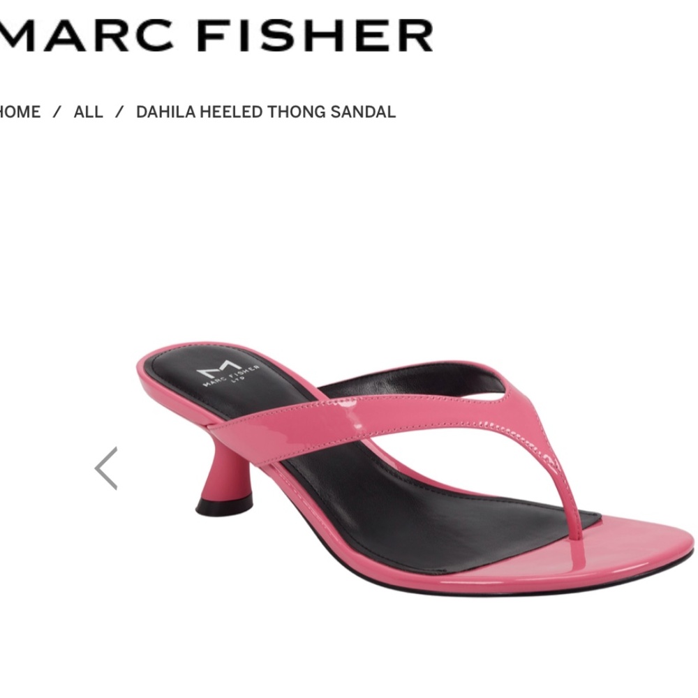 Marc Fisher LTD DAHILA HEELED THONG SANDAL 8